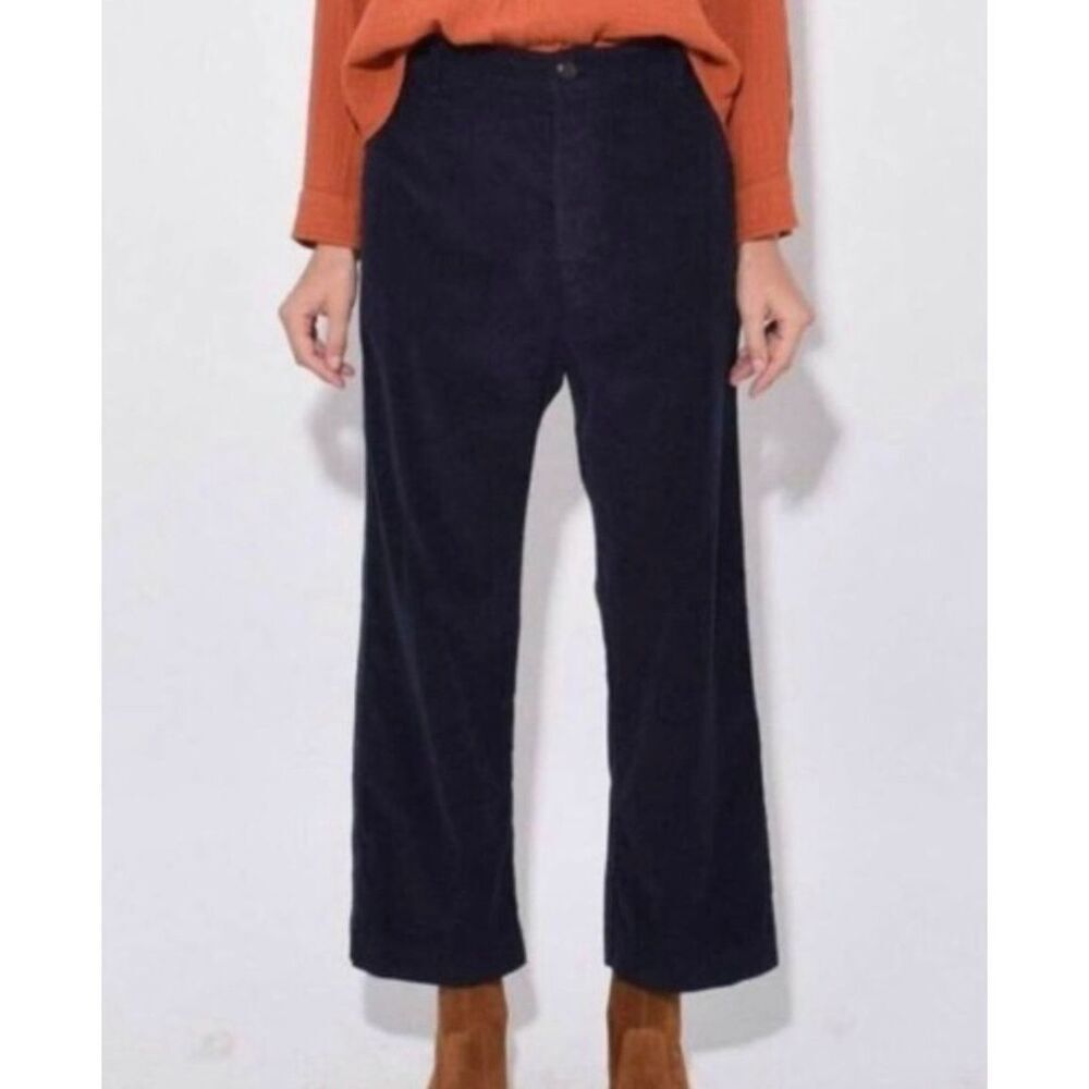 ✨Xirena Navy Paley Cordoroy Cropped Sz Small Pants✨